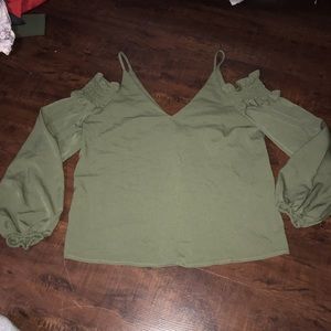 Olive Green Top